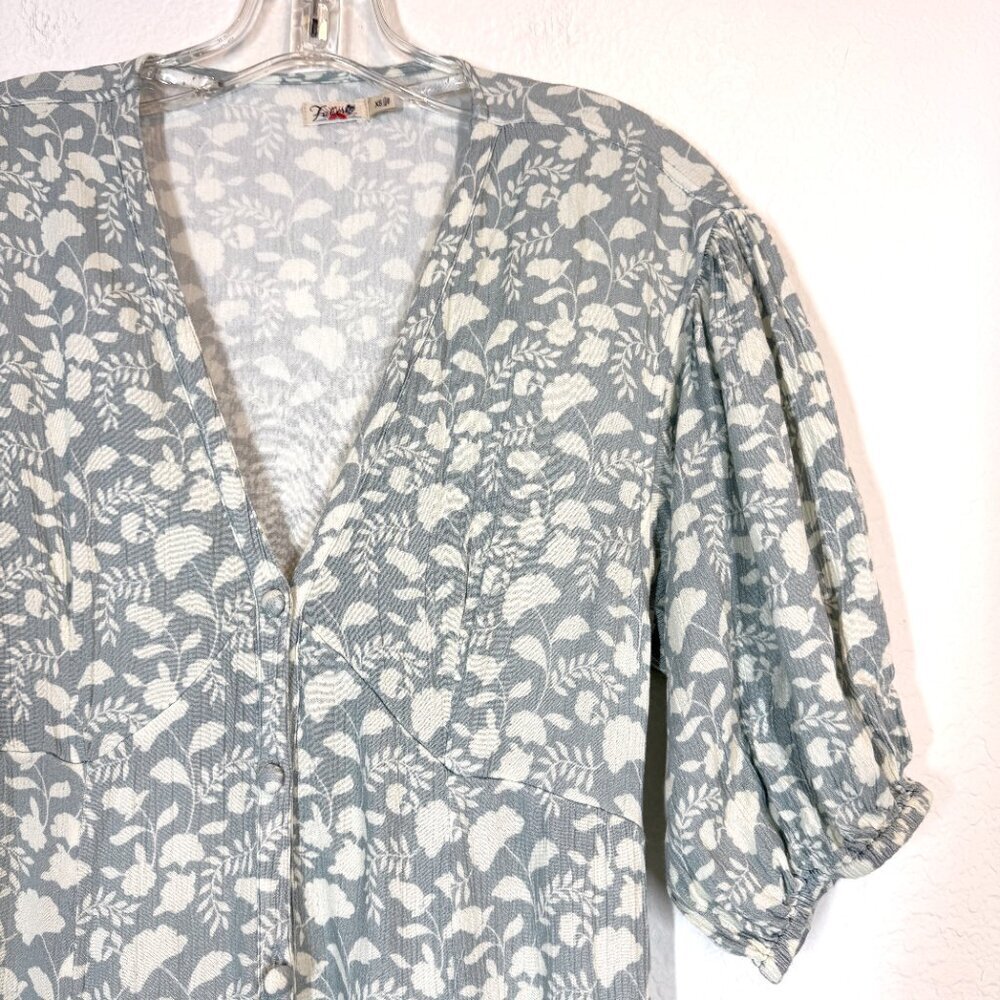 Faherty Maxi Dress Floral Boho Prairie Size XS - Picture 9 of 15